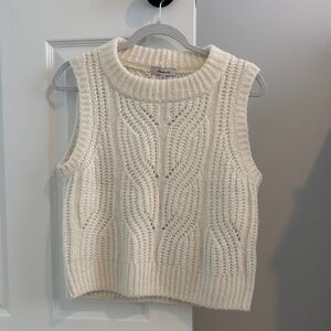 Madewell Ivory Knit Sweater